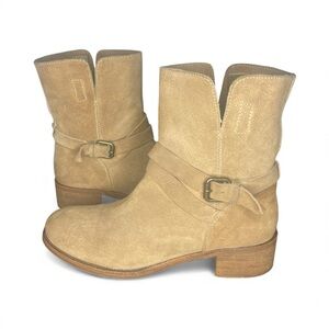 J.Crew Suede Leather Pull on Boot Size 8